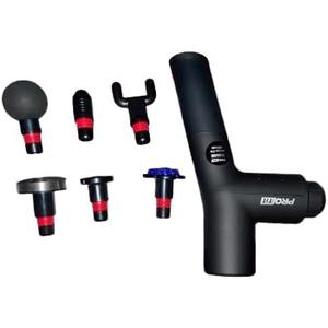 Generic Pro fit Percussion Muscle Massager - Handheld Electric Muscle Massager, High Intensity Percussion Massage Device for Pain Relief with 6 Attachments (Black)