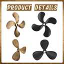 Gisafai 2 Pcs Metal Nautical Wall Art Decor Ship Airplane Propeller Wall Art Vintage Nautical Decorative Rustic Boat Propeller Decor for Home Interior Decorations