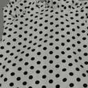 Milumia Women's Polka Dots Frill Trim Cami Dress Elegant Ruched Bust Fishtail Maxi Dresses (Medium, White)