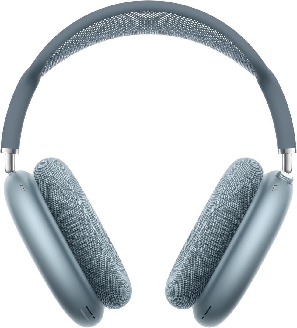 Apple AirPods Max Wireless Over-Ear Headphones, Pro-Level Active Noise Cancellation, Transparency Mode, Personalized Spatial Audio, USB-C Charging, Bluetooth Headphones for iPhone - Blue
