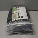 UIRWAY Fire Pit Cover 44 Inch Round, Waterproof Outdoor Fire Pit Cover, 600D Heavy Duty Oxford Fabric Firepit Cover with PVC Coating, Strong Tear & Windproof Patio Fire Pit Table Cover, Black