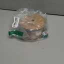 Ribbli Light Champagne Velvet Wired Ribbon 2.5 Inch Ivory Velvet with Champagne Glitter Christmas Ribbon for Christmas Tree Decoration Big Bow Gift Wrapping Crafts Wreaths Supplies- 10 Yards