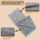12Pcs New Upgrade 2-LayerNonScratch Wire Dishcloth, WireDishwashing Rag, Non-Scratch Wire DishwashingRagsfor Wet and Dry, Kitchen Cleaning Dish Ragsfor Cookware,Sinks, Dishes,Stove