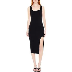 Forever 21 Women's Ponte Knit Midi Tank Dress, XS, Black