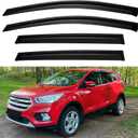Window Rain Guards Visors for 2013-2019 Ford Escape, Out-Channel Window Vent Wind Deflectors Shades for 13-19 Escape
