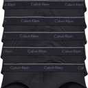 Calvin Klein mens Micro Stretch 7-pack Hip Brief (Black, X-Large)