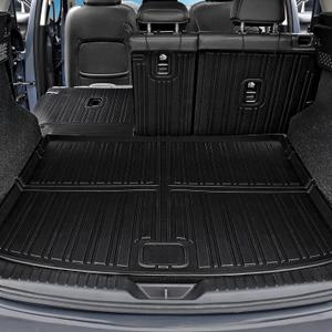 Cargo Mat Backrest Mats for 2017-2025 Mazda CX-5, All Weather TPE Backrest Mat Trunk Mat Cargo Liner Storage Mats Accessories for CX5 (Backrest Mats + Cargo Mat+Storage Mats)