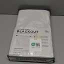 INOVADAY 100% Blackout Curtains for Bedroom, Black Out Curtains 84 Inch Long, Clip Rings Linen Blackout Drapes, Thermal Insulated Room Darkening for Living Room, 2 Panels - Beige,W50xL84