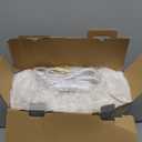 Anysay Heated Blanket Throw with 1/2/4/6/8 Hours Auto-Off 10 Heat Level, 50'' * 60'' Cozy Faux Rabbit Fur Bubble Electric Blanket with Overheat Protection(White)