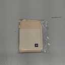 Thread Wallets RFID Blocking Leather Zip Wallet with Card Holder for Men and Women (Off White)