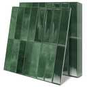 10 Sheets Upgraded Thicker Design Subway Tile Peel and Stick Backsplash,1212Self Adhesive Wall Tiles Stick on Back Splash for Kitchen,Bathroom,Camper(Forest Green)