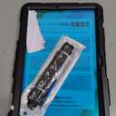 SEYMAC stock Case for Samsung Galaxy Tab S10 FE+ Plus 5G Tablet Case 13.1'' Protective with Screen Protector, Pen Holder, 360 Rotate Stand, Hand Strap, Shoulder Strap, Black