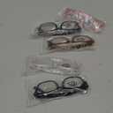 READING GLASSES 5 Pack Reading Glasses Men Women Spring Hinges Comfortable Glasses for Reading (5 Mix, 2.0)