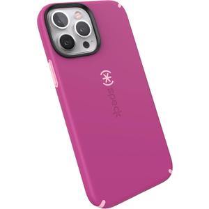Speck iPhone 13 Pro Max Case - Drop Protection Fits iPhone 12 Pro Max & iPhone 13 Pro Max Cases - Built for MagSafe, Scratch Resistant, Soft Touch Coating - Orchid Pink, Rosy Pink Candy Shell Pro
