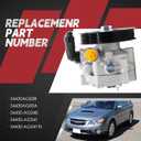 Nakkaa 21-5196 34430-AG03B Power Steering Pump with Pulley Compatible with Legacy Outback 2005-2009 2.5L H4 34430AG03A