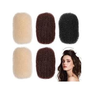 DOITOOL 5 Pcs Women Hair Padding Clamps, Hair Styling Pads for Volume Updo Accessories Home Use, Assorted Colors