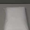 MitoVilla No Hooks Required Extra Long Shower Curtain Liner Set, 86 inch XL White Waffle Heavyweight Fabric Cloth Shower Curtains Set with Snap-in Liner for Modern Luxury Hotel & Spa Bathroom Decor