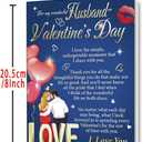 2 x Valentines Day Cards for Husband | Romantic Husband Valentines Day Gifts for Him from Wife (CD-345)