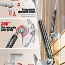 Vepagoo Gas Struts 15 Inch 10Lb/44N Shock with Brackets, RV Bed Storage Door Lift Kit, Heavy Lid Duty Springs (Fit 8lb-11lb Lid), 2pcs (1pair)