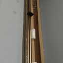 Curtain Rods for Windows 144 to 164 Inches - Aluminium Finials and Brackets - 1 Inch Decorative Window Rods - Adjustable Heavy Duty Curtain Rod - Wall & Ceiling Mounted - Brushed Gold Finish