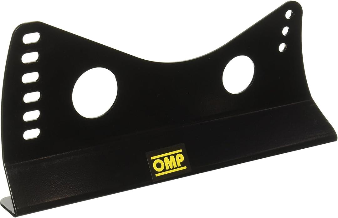 OMP - Couple Of Seat Brackets With Lateral Attachments Steel Thick 3 mm Black (HC0-0731-B01)