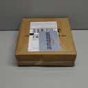 Small Side Table, Drink Table for Small Spaces, Modern Martini Table with Solid Wood Leg, Round End Tables Living Room for Bedroom and Office (Rustic Walnut)