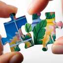 Galaxy Garden Landscape Jigsaw Puzzle 1000 Piece for Adult, Flower Plant Cactus Scenery Jigsaw Puzzles, Difficult Art Aesthetic Pretty Puzzle