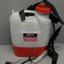 Battery Powered Backpack Sprayer - 4.2 Gallon, 8 Nozzles, 100PSI Cutoff, Long Battery Life, Wide Mouth, High-Pressure Spray Hose, Trigger Lock, Pressure Knob Controller