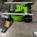 Greenworks 60V 21" Brushless (Push) Cordless Lawn Mower, 5.0Ah Battery (1/2 Acre, Rapid Charger, 4-in-1, LED Lights, IPX4)