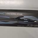 Bio Ionic Long Barrel Curling Iron, Moisture Heat Technology & NanoIonic MX Size: 1.25 Inch (Loose Curls)
