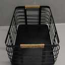 Metal Basket, Black