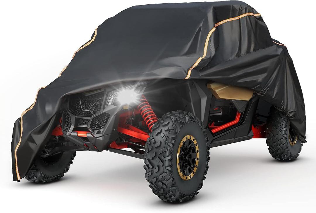 KEMIMOTO X3 Cover 2 Seater, Waterproof Oxford Cloth Long Lasting Keep Clean Cab Enclosure UTV Cover, 134"73"60" Medium, Compatible with Can-Am Maverick X3 2017-2025