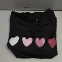 Ykomow Long Sleeve Valentines Shirts Women Plaid Love Heart Valentine's Sweatshirts Blouse Tops M, Black