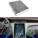 Cabin Air Filter, Cabin Air Filter with Activated Carbon, Premium Car Fresh Breeze Air Filter Replacement for Acura, Civic, CR-V, Odyssey, CSX, ILX, RDX, AT134, Replace CP134, CF10134
