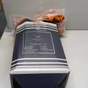 Maple&Stone Orange Comforter Set Queen, 7 Pieces Bed in a Bag Queen, Pintuck Bedding Sets with Comforter, Sheets, Pillowcases & Shams - Burnt Orange