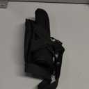 Ergonomic Airplane Foot Hammock(Memory Foam)-Ultimate Comfort Foot Hammock for Plane Travel Essentials to Relax Your Feet, Portable Airplane Foot Rest with Adjustable Strap, Perfect for Long Flight (Black)