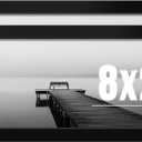 LaVie Home 8x24 Picture Frame 2 pack, Display Pictures 8 x 24 Panoramic Frame, 8x24 Black Photo Frame with HD Plexiglass, Display Frame for Vertical or Horizontal, Classic Collection