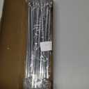 Gray Bunny Table Number Holders, 12 Pack (12in Tall) Metal Table Number Stands & Place Card Holders for Wedding Receptions, Banquets, Restaurants, Photos (Silver Chrome)