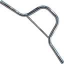 Riser Handlebar - Great for Child Mountain, Road, and Hybrid Bikes - Multiple Rise Options (Silver, 22.2mm)