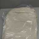 Jinchan Beige Linen Blend Curtains 84 Inches Length 2 Panels for Bedroom Living Room, Light Filtering 50 Inches Wide Natural Farmhouse Drapes with Rod Pocket Back Tab (50W x 84L, Ecru)