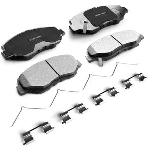 MILLISEC Front Ceramic Brake Pads Set for 1989-2019 Honda Accord/CR-V-All/CR-Z-All/ILX-Gas/Element/Fit-Electric/Civic Car Brake Pads OEM Replaces# 17-914 (1H 2168)