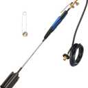 Flame King Propane Torch Kit Heavy Duty Weed Burner 500,000 BTU with 10-FT Hose, 39 inches Long for Weed Burning, Melting Ice and Snow, and Roofing