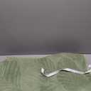 vctops Palm Leaves Velvet Plush Quilted Recliner Chair Cover Anti-Slip Super Soft Furniture Protector with Elastic Straps for Kids, Dogs, Pets, Green