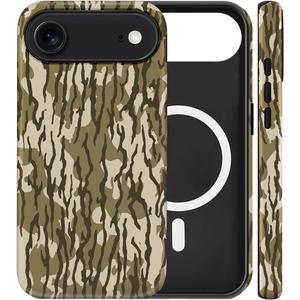 Magnetic for iPhone 17 Air Case Camo Phone Case, Shockproof Slim Soft TPU and Hard PC Protective Cases Compatible with MagSafe Protective Designed for Boy Men Women