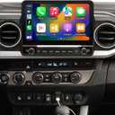 Car Radio for Toyota Tacoma 2016-2022 Radio Upgrade 8Core 4+32G Wireless Carplay & Android Auto 10.1 Inch Touch Screen WiFi GPS BT FM/AM SWC Support JBL