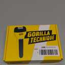 Gorilla Technique 3-in-1 Epilator, Wet & Dry Facial & Body Hair Removal Device, Cordless Rechargeable Electric Tweezers & Shaver & Callus Remover for Women & Men, One, Black & Yellow