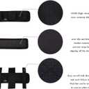 2 x Allzedream Shoulder Strap Pad for Duffel Bag Laptop Guitar Camera (Black)