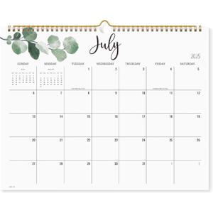 2025-2026 Wall Calendar, Cabbrix Monthly Wall Calendar 2025-2026 Runs from October 2025 to December 2026, Wirebound,15 x 12 Inches (Green)