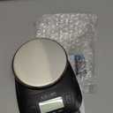 CAMRY Food Scale Portable Kitchen Scales Digital Weight Grams and Ounces Stainless Steel Panel for Baking Cooking Weight Loss, Accurate Bread Coffee Scale, 1g Increment Tare Function Small Size, Black