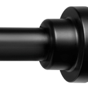 1 Pack Spring Tension Curtain Rods  84-120, Small Tension Rod Adjustable, Window Tension Rods No Drill(Black)
